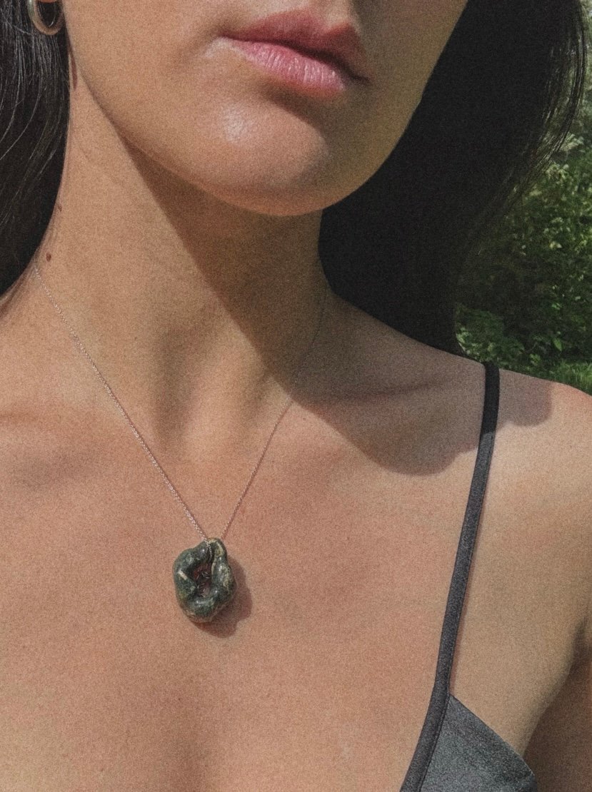 The Green Seaweed Pendant